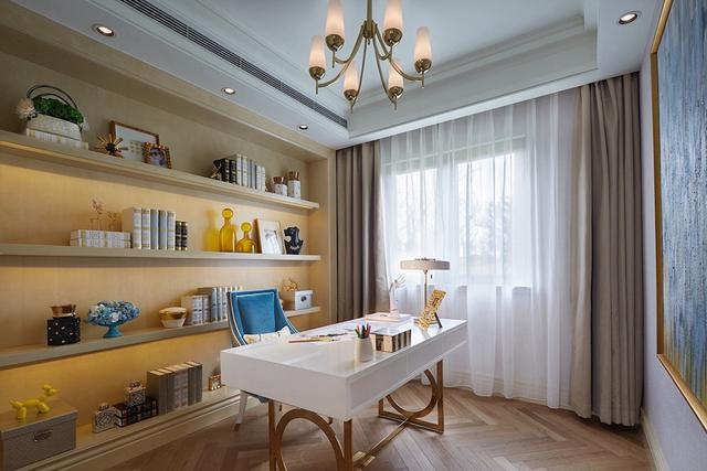 装修案例简欧风格室内装修效果图-书房 装修案例简欧风格室内装修效果图-书房