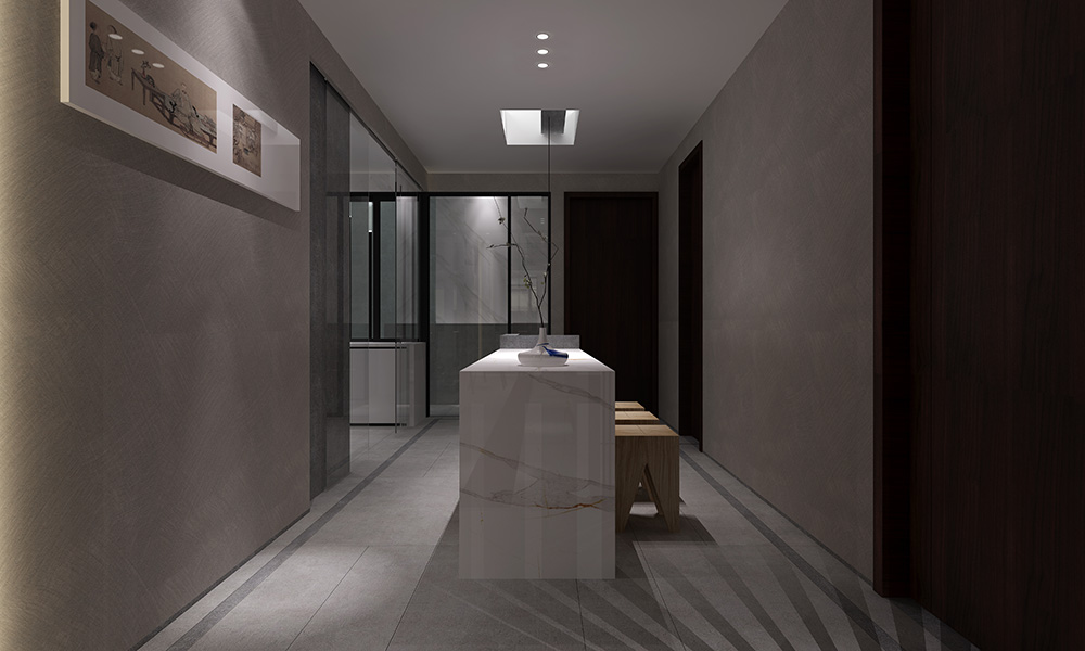 新中式风格室内装修设计效果图-雅颂流花君庭平层-室内休闲餐厅装修设计 新中式风格室内装修设计效果图-雅颂流花君庭平层-室内休闲餐厅装修设计